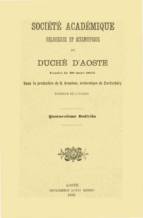 Bulletin XIV