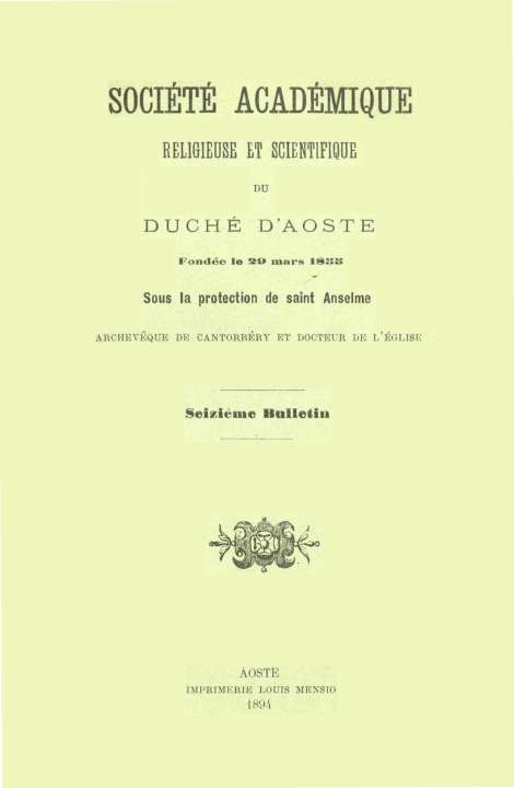 Bulletin XVI