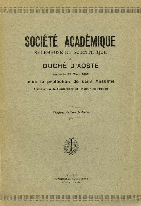 Bulletin XXIII