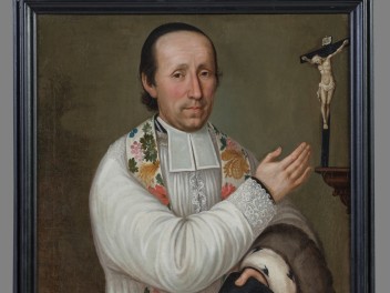 Johann J. Anton Curta, Portrait du chan. Pierre-François Frutaz, 1821. Don de mgr Aimé-Pierre Frutaz, 1970 (© RAVA, photo Gonella)