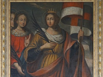 Sainte Ursule avec ses compagnes, XVIIe siècle. Don de M. Aurelio Carugo, 2019 (© ASA, photo Papone)