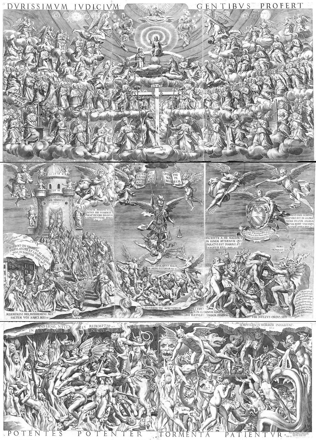 Stampa incisa a bulino nel 1606 dall'artista francese Philippe Thomassin