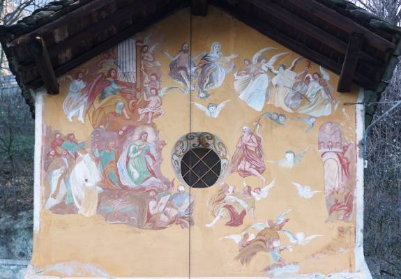 Fresque de la Chapelle de Notre-Dame-des-Neiges à Tromen (Saint-Vincent)