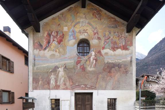 Fresque de la Chapelle du Saint-Suaire à Chez-Cuignon (Fénis)